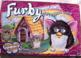 1999 HASBRO MB Furby Adventure BOARD GAME (4Yr & Up 