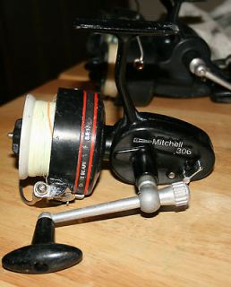 Garcia Mitchell 306 Spinning Reel Vintage Made in France 391 ratio 