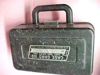 Vintage MTM Case Gard guard 100 12 ga gauge shotgun shell ammo box 