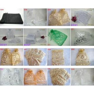 Large Size 17x23cm 7x9 Organza Wedding Jewelry favour Gift bags Candy 