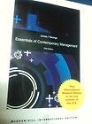 Essentials of Contemporary Management by Gareth R. Jones, Jennifer M 