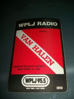 Van Halen Diver Down Promo 1982 Cloth Sticker Promo Madison Square 