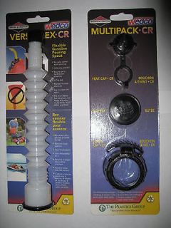   Spout + Multipack Vent Screw Cap Stopper Kit Gas Can Jug Wedco Briggs