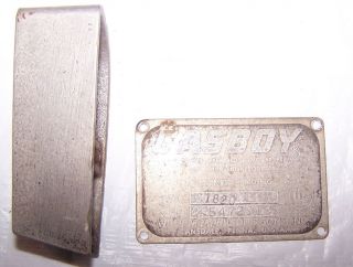 Gasboy 1820 Nameplate & Part # 1873 15 Handle