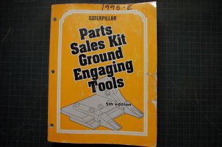 CAT Caterpillar Ground Engaging Tools Parts Sales Kit 5 manual bucket 