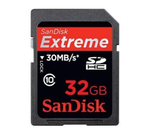 SANDISK 32 GB Extreme III SDHC Memory Card  Pixmania UK