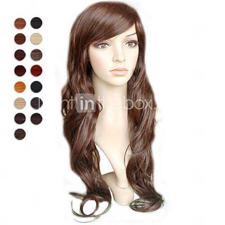 Capless Long Light Brown Pretty Natural Wave Hair Wig Multiple Colors 