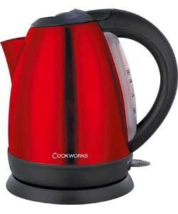 Buy Cookworks Stainless Steel Kettle   Red at Argos.co.uk   Your 