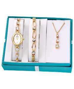 Buy Limit Ladies Bracelet, Pendant and Watch Gift Set at Argos.co.uk 