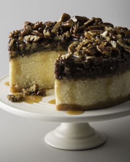 South of the Border Pecan Praline Cheesecake   The Horchow Collection