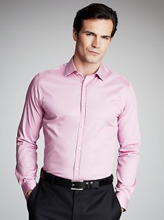 Buy COLLECTION, John Lewis Men Logan Shirt, Pink online at JohnLewis 