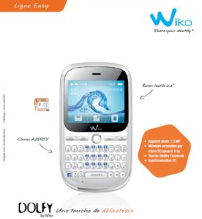 WIKO Dolfy Blanc   Achat/Vente WIKO Dolfy Blanc   RueDuCommerce