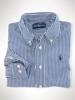 Custom Fit Bengal Stripe Shirt   Boys 8 20 Sport Shirts   RalphLauren 
