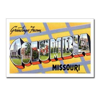 Columbia Missouri MO Postcards (Package of 8) by tshirts_tshirts