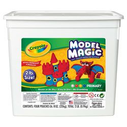 Crayola Model Magic 2 Lb Bucket Of 4 Assorted Colors by Office Depot