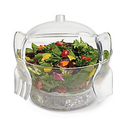 Chill Serve Bowl 11 12 Diameter Clear by Office Depot