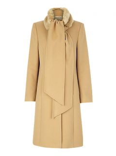 Buy Windsmoor Camel Faux Fur Coat, Brown online at JohnLewis 