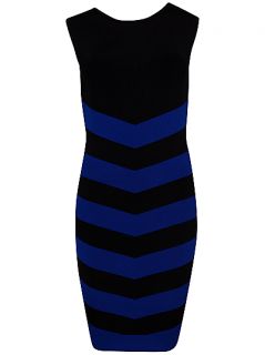 Buy Ted Baker Bellie Striped Dress, Bright Blue online at JohnLewis 