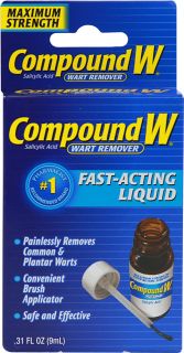 Compound W Liquid Wart Remover    0.31 fl oz   Vitacost 