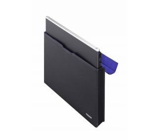 SONY VGP CKZ3 VAIO Slimline Leather Laptop Sleeve   Black Deals 
