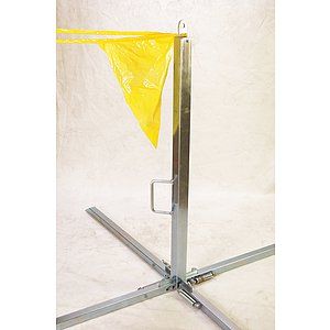 GUARDIAN FALL PROTECTION Stanchion,Transportable,Steel   2ETP2 