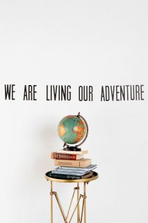 We Are Living Wall Decal   Urban Outfitters