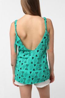 Title Unknown Knotted Strap Tank   Urban Outfitters