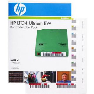 HP Q2009A LTO 4 Ultrium 4 RW Bar Code Label Pack  Ebuyer
