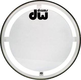 DW Coated Clear Bass Drum Head 24 Inch  Musicians Friend