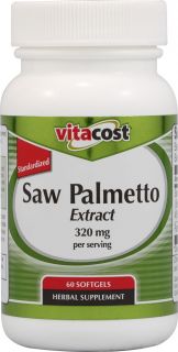 Vitacost Saw Palmetto Extract with Pumpkin Seed Oil    320 mg per 