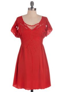 Red Cutout Dress  Modcloth