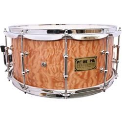 Pork Pie Solid Quilted Maple Snare Drum 7X14 Clear Lacquer