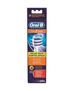 Oral B TriZone Electric Toothbrush Replacement Head 4 pack   Boots