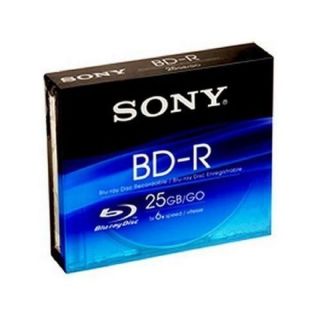 Sony 6x 25GB BD R Discs   5 Pack Jewel Case  Ebuyer