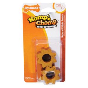 Nylabone® Romp n Chomp Treat Toy Refill   Treat Disks   