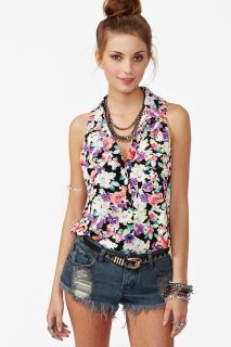 Lollie Floral Blouse in Clothes Tops Shirts + Blouses at Nasty Gal 