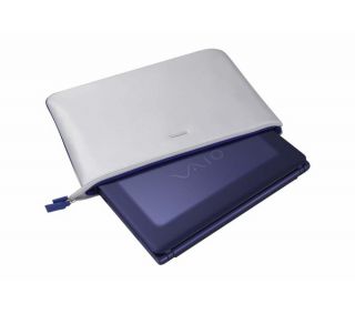 SONY VGPCPC1/L.AE Vaio Laptop Sleeve   White and Blue Deals  Pcworld