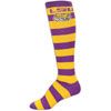 For Bare Feet College Crew Sock   Womens   LSU   Purple / Gold