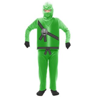 Green Ninja Boys Costume   Sizes M L XL  Meijer