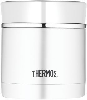 Thermos Sipp Stainless Steel Food Jar   White   10 oz   Best Price