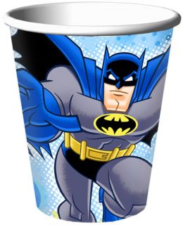 Hallmark Batman Brave and Bold 9 oz Cups   8 ct   