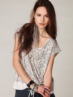 We The Free Burnout Graphic Boxy Tee at Free People Clothing Boutique