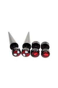 Marvel Universe Spider Man Faux Taper And Plug 4 Pack
