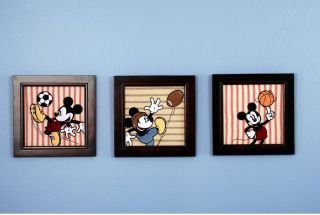 Kids Line Wall Art   Vintage Mickey   