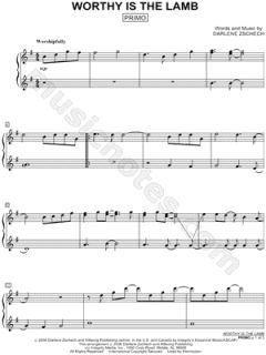 Image of Darlene Zschech   Worthy Is the Lamb Sheet Music   Download 