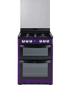 New World 60GTC Single Gas Cooker   Purple. from Homebase.co.uk 