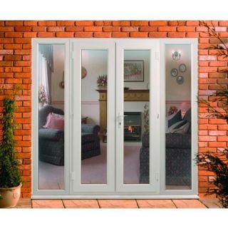 PVCu French Door with 2 Side Panels   PVCu French Doors   Exterior 