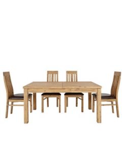 Emily Extending Dining Table + 4 Emily Chairs (buy and SAVE 