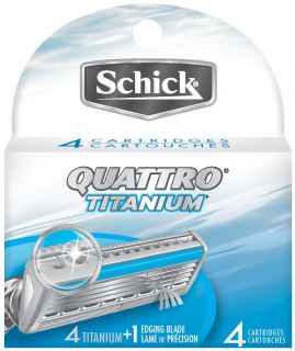 Schick Quattro Titanium Cartridge Refills   