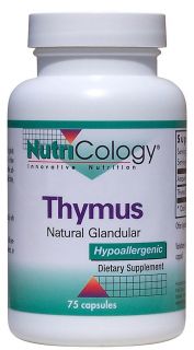 Nutricology Thymus Organic Glandular 500 mg Caps   